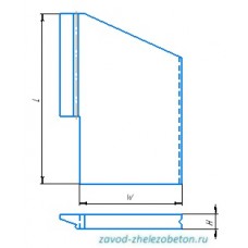 Блок откосной стенки СТ270.2-М(пл)